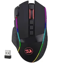 Mouse Gaming Sem Fio Redragon Enlightment M991-RGB Até 19.000 Dpi com Backlight RGB - Preto