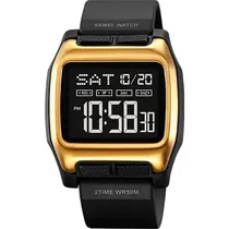 Relógio Masculino Skmei 2193 GDBK Ouro Preto