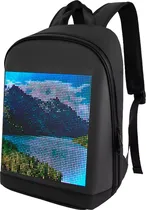 Mochila LED LOY-T2 - Preto