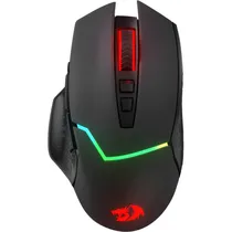 Mouse Gamer Sem Fio Redragon M690 Pro Mirage - Preto/Vermelho