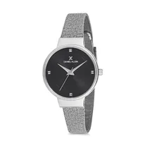 Relógio Analógico Feminino Daniel Klein Fiord DK12046-6 - Prata e Preto