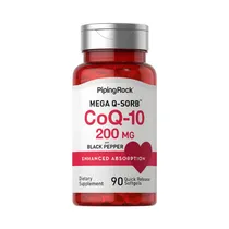 Suplemento Piping Rock COQ10 200MG 90 Cápsulas
