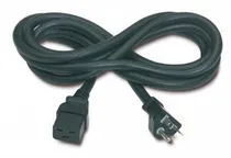 Cabo de Forca Tripolar 2P+T p/ C19 16A 1.2M Eua - 3X2.5MM - 500V  Cabo de For...