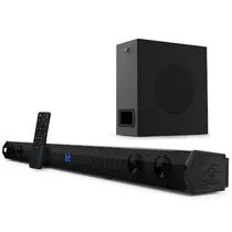 Soundbar Pyle Convertible PSBV28HB 120 Watts RMS com Bluetooth/ HDMI(Arc)/ Optico/ Aux/ USB/ Subwoofer Wireless/ LED/ Bivolt