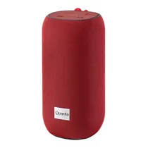 Speaker Quanta QTSPN5 - SD/Aux/USB - Bluetooth - 5W - A Prova D'Água - Vermelha