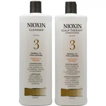 Nioxin Duo System Nº3 Colored Hair Light Thinning Shampoo + Condicionador 1LT