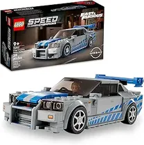 Lego Bloques Nissan Skyline GT-R (R34) de Más Rápido, Más Furioso Con Brian Plastico 9 Años. Multicolor