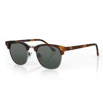 Oculos de Sol Masculino Daniel Klein DK3255-3 / Estilo Browline - Animal Print/Preto