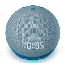 Amazon Echo Dot Alexa 4ND Geracao With Clock – Azul (B085M66LH1)
