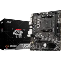 Placa-Mãe MSI A520M-A Pro AM4 DDR4