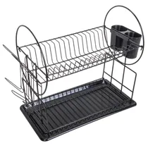 Escorredor Louças Metal 2 Níveis c/Bandeja 51X23.5X36.5CM