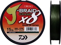 Linha Multifilamento Daiwa J-Braid Grand X8 0.19MM 15LB 270M