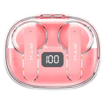 Fone de Ouvido FTX E80-PK Wireless - Rosa