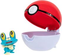 Pokemon Clip  N  Go Froakie + Poke Ball Jazwares - PKW3133