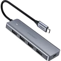 Adaptador Ugreen USB-C 4 Em 1 70336 - Prata