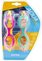 Óculos de Natação Kids Intex Aquaflow Sport - 55693 (2 Unidades)