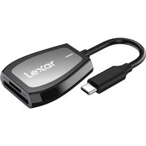 Leitor de Memoria Lexar Dual-Slot Reader USB-C - Preto (LRW470U-Rnhnu)