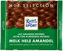 Chocolate Ritter Sport Melk Hele Amandel - 100G