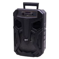 Speaker / Caixa de Som Portatil RX-S802A / 8" / Bluetooth / USB / FM / Aux / com Microfone / 2000W - Preto