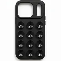 Capa de Silicona Ventosa para iPhone 17 Pro - Preto