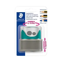 Sacapuntas Staedtler Double-Hole Tub Sharpener 513007BK-2