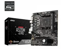 MB AM4 MSI A520M Pro HDMI/DVI