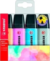 Marcador Stabilo Boss - 70/4-4 (4 Cores)
