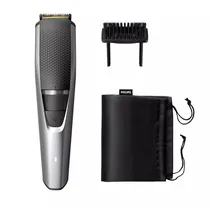 Barbeador Elétrico Philips Beardtrimmer BT-3222 - Recarregável - Preto e Prata