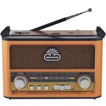 Megastar Radio Portatil RX087BT AM/FM de 3 Bandas