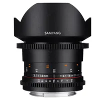 Lente Cine Samyang Nikon VDSLR 14MM T/3.1 II Ed As