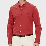 Polo Ralph Lauren Caballero Camisas Mangas Largas s/M XL Rojo