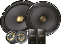 Alto Falante Pioneer TS-A1608C Kit com Tweeter 350WATTS (Caixa Feia)