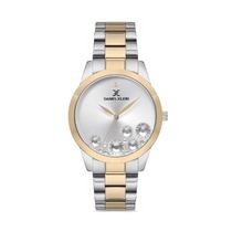 Relogio Analogico Feminino Daniel Klein Premium DK.1.12612-3 - Prata/Dourado