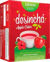 Chá Desinchá Apple Cider e Hibisco - 15G (10 Unidades)