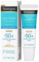 Protetor Solar Facial Neutrogena Sun Fresh Hydro Boost Color 2.0 SPF50+ (40ML)
