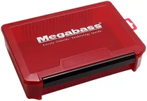 Caixa para Pesca Megabass Lunker Lunch MB-3020NDDM Vermelho - (4 Divisórias)