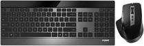 Teclado e Mouse Sem Fio Rapoo 9900M Bluetooth e 2.4G (Ingles)