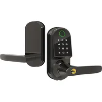 Fechadura Digital Eletrônica Joog Smart Lock S210BL-F Pearl Gun - Preto