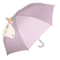 Guarda-Chuva Infantil Rosa Design Unicórnio