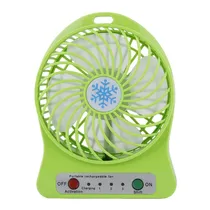 Mini Ventilador Portátil Fan ZLZ2020 Recarregável - Verde Claro