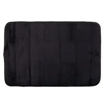 Tapete para Banheiro Felpudo 45X70CM - Preto