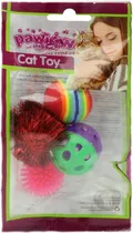 Brinquedo para Gato 4CM (4 Peças) - Pawise Cat Toy 28205