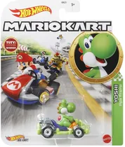 Carrinho Hot Wheels Mario Kart Yoshi Mattel - GRN19
