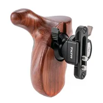 Tilta Left-Side Wooden Handle (Nato Rail, Black) (TA-AWH8-L-B)