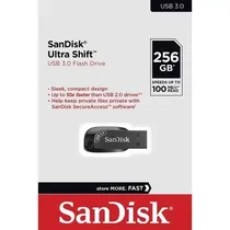 Pen Drive 256GB Sandisk Z410 Ultra Shift USB 3.0 Pen Drive 256GB Sandisk Z410 Ultra Shift USB 3.0