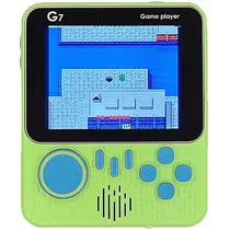 Console Portátil Game Box G7 de 3.5" com 666 Jogos - Verde Claro (Espanhol/Inglês/Chinês)