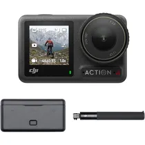 Câmera de Ação Dji Osmo Action 4 Adventure Combo - 27MP - 4K - À Prova D'Água - Preto