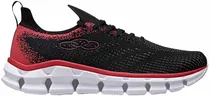 Tênis Olympikus Cygnus/244 Masculina - Preto/Vermelho