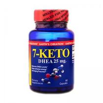 7 Keto Dhea 25MG Earth's Creation 60 Capsulas