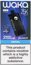 Vape Descartável Waka KA25 Menthol 25000 Puffs